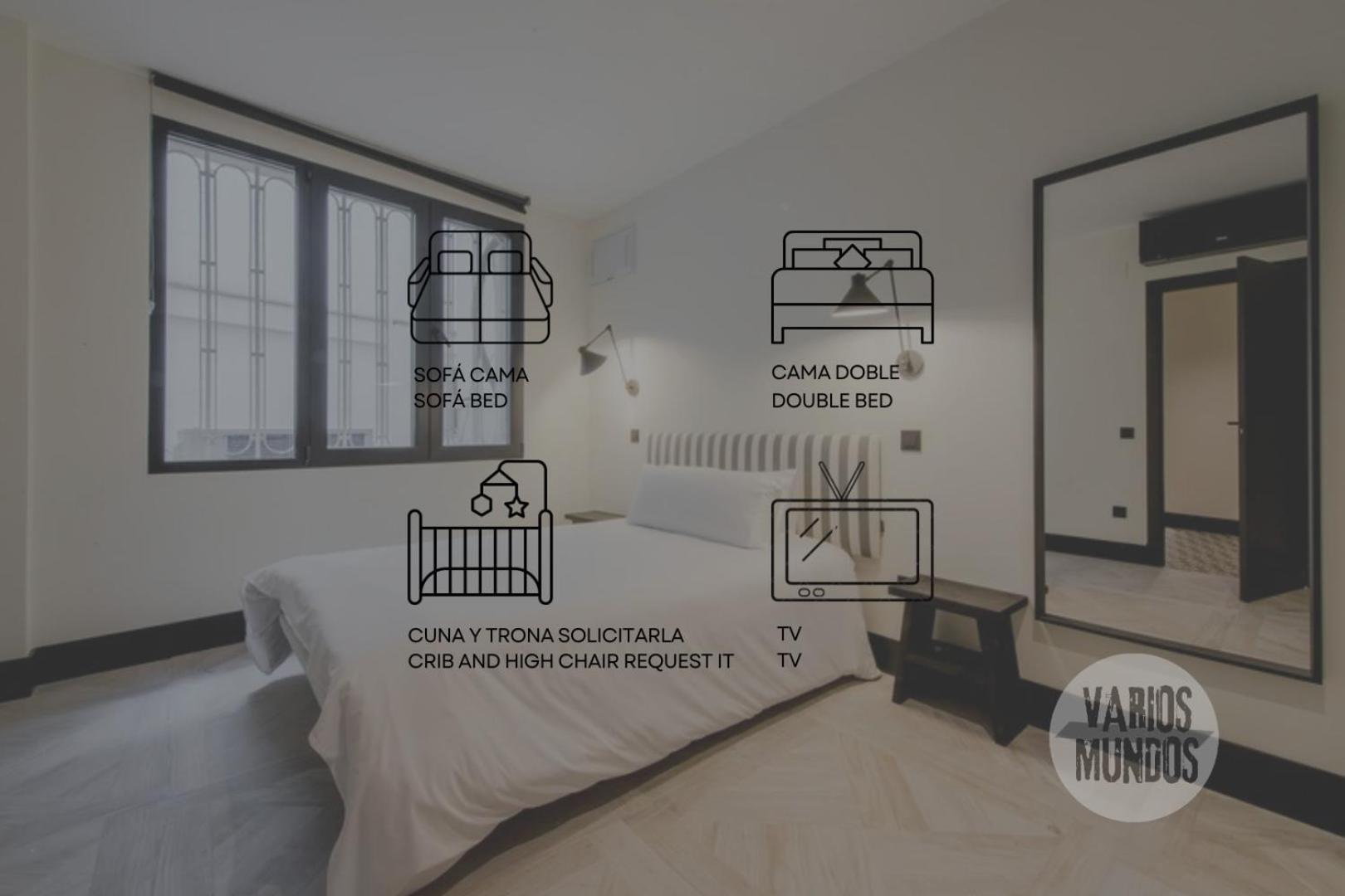 Wonderful Apt Para 7 En Preciados-Plaza Del Carmen E2 Madrid Eksteriør billede